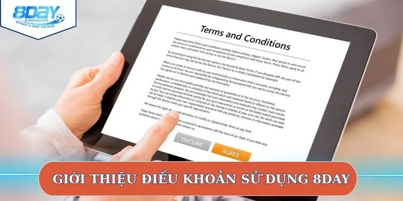 Giới thiệu điều khoản sử dụng 8DAY